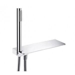 Empire Hand Shower with Shelf, Chrome